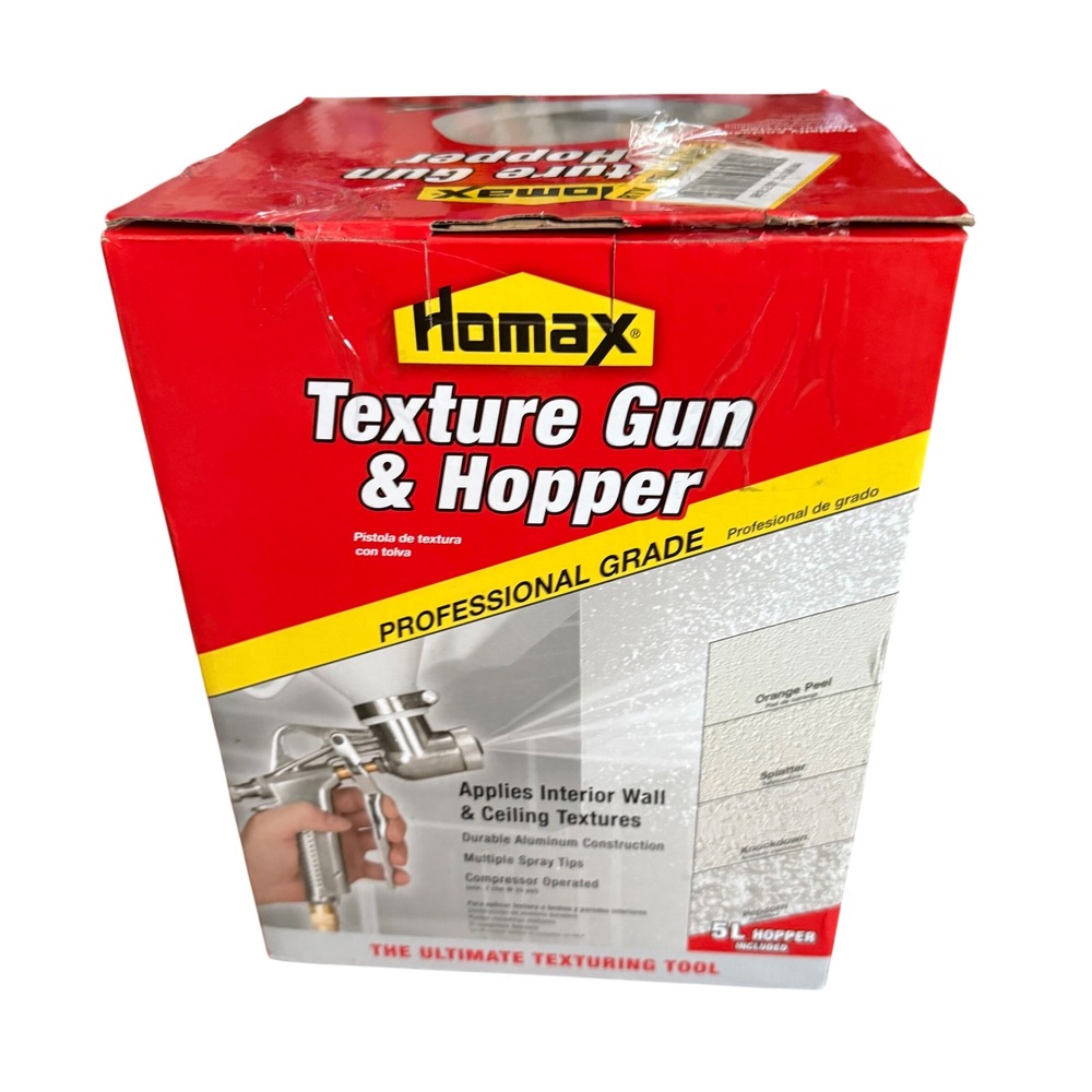 Homax Texture‎ Gun Hopper Professional Compressor Operated Interior Wall Ceiling